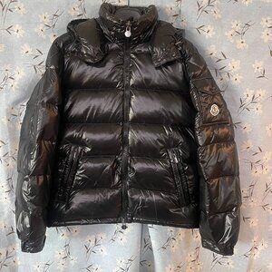 Black Moncler Maya Down Jacket